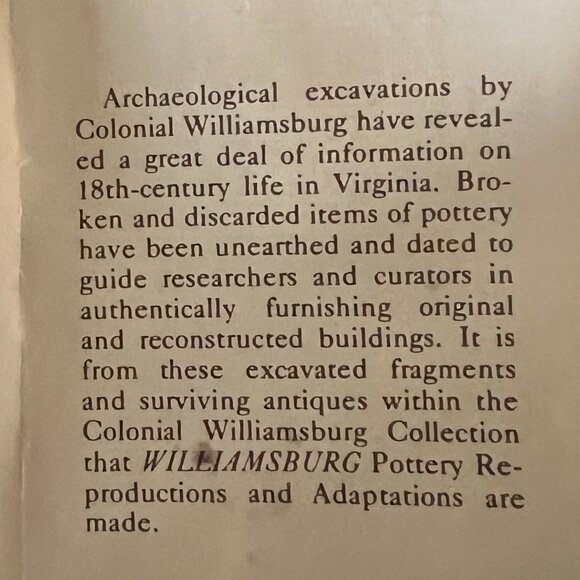 Williamsburg Pottery Salt Glaze Pottery Ruffled Rim Vase w/ Cobalt Blue Flower - Picture 13 of 13